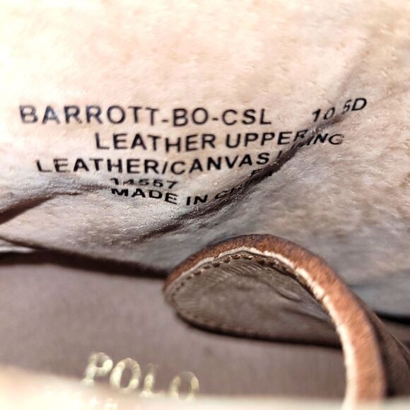 Polo Ralph Lauren Leather Barrott Boots, Men\'s sz 10.5, Brown . main image 7